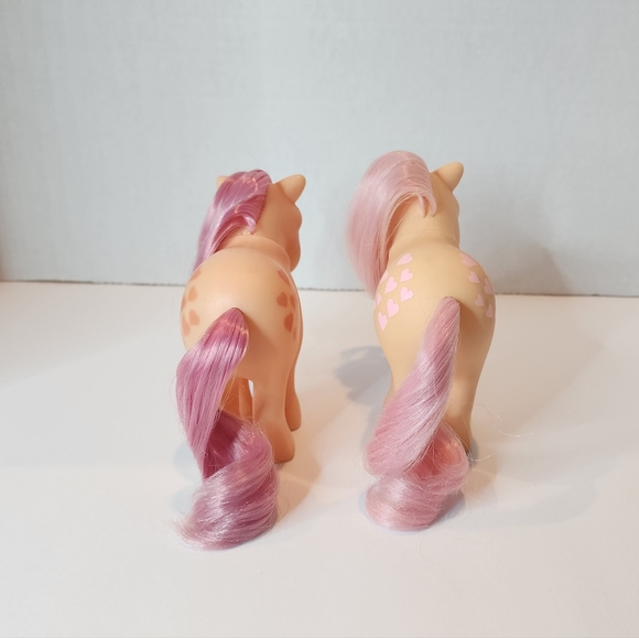 Vintage 1980s G1 My Little Pony Set with Regular & Italian "Peachy" - Picture 5 of 9